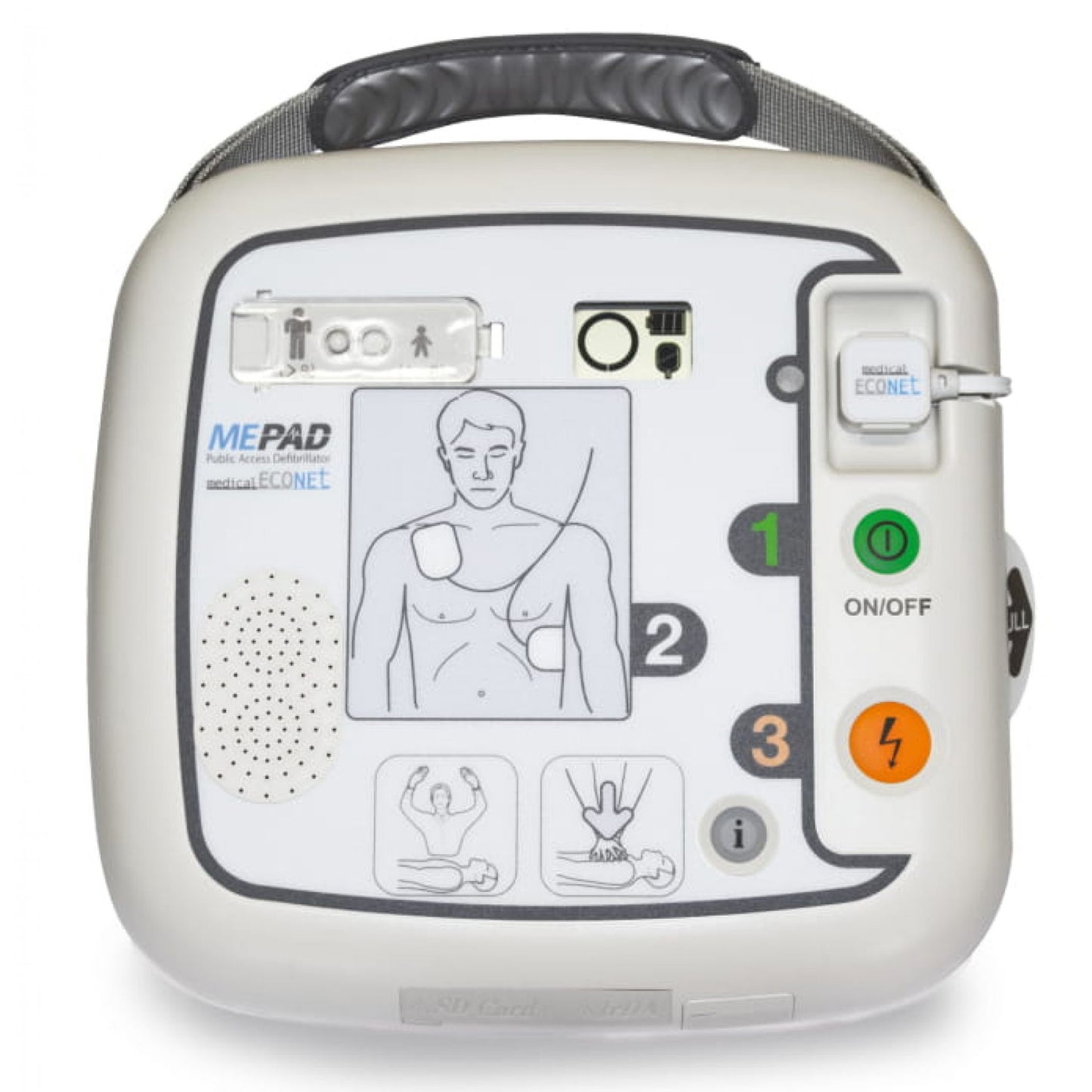 CU Medical ME PAD Halbautomat Defibrillator