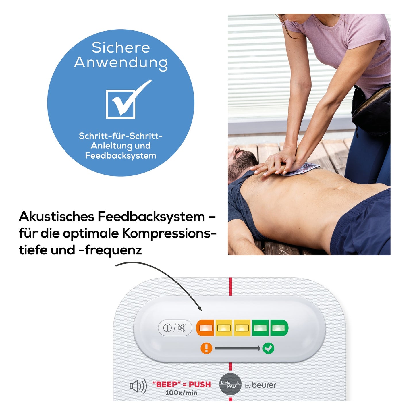 Beurer LifePad Reanimationshilfe