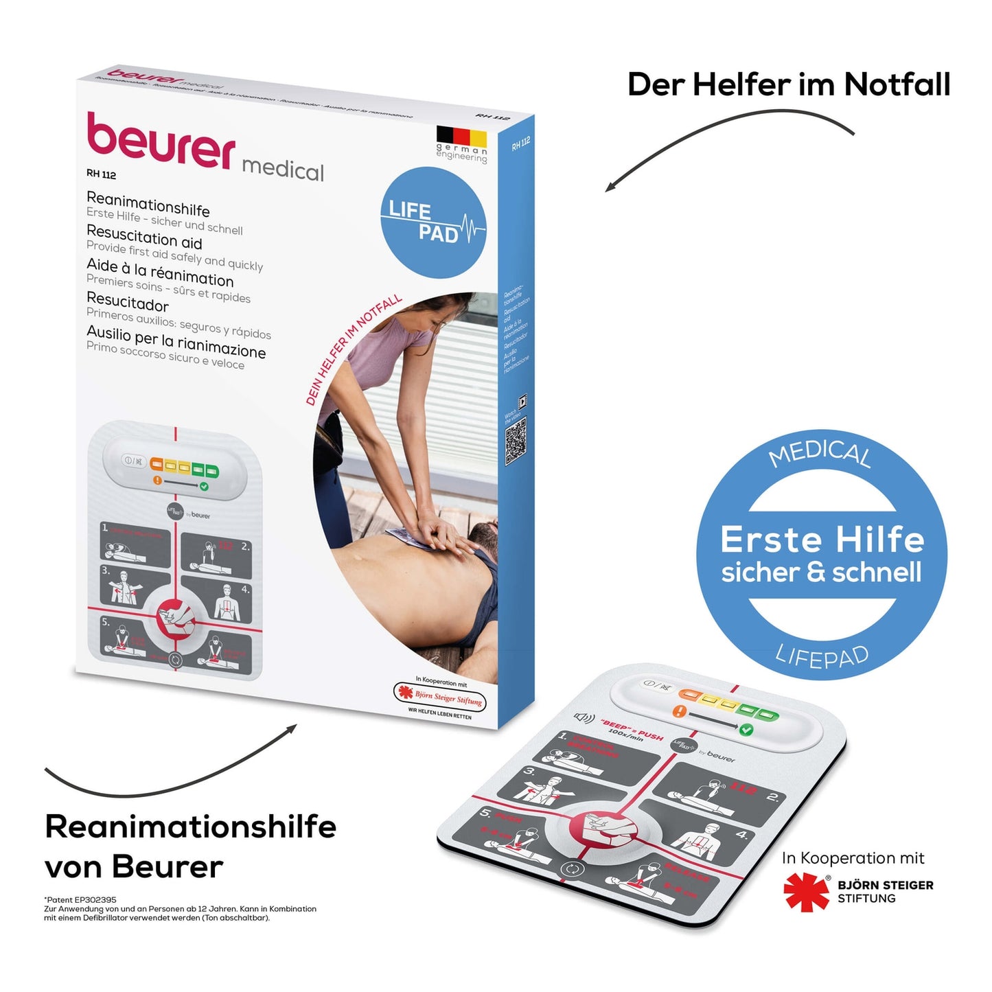 Beurer LifePad Reanimationshilfe