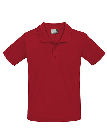 Men´s Superior Polo rot JRK Logo gestickt