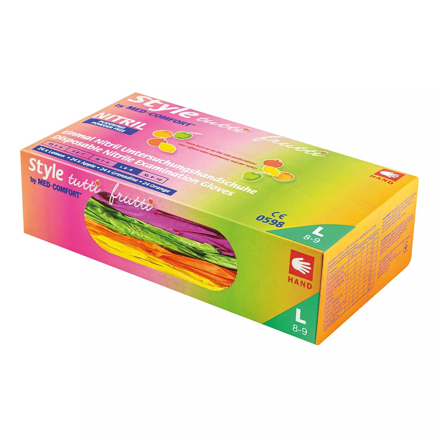 AMPri Nitrilhandschuhe Tutti Frutti puderfrei