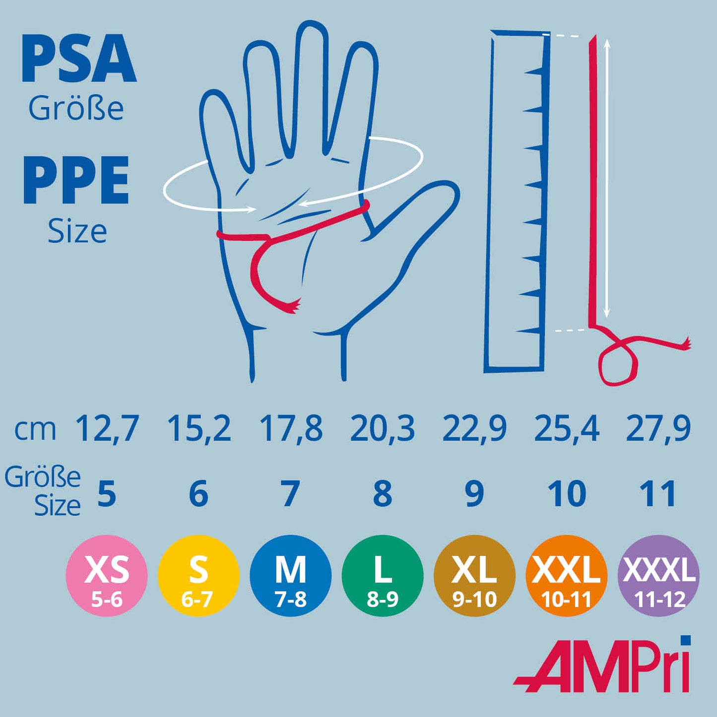AMPri Nitrilhandschuhe Tutti Frutti puderfrei