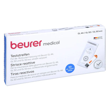 Beurer Blutzucker-Teststreifen GL 44/50/50 Evo 50er Pack