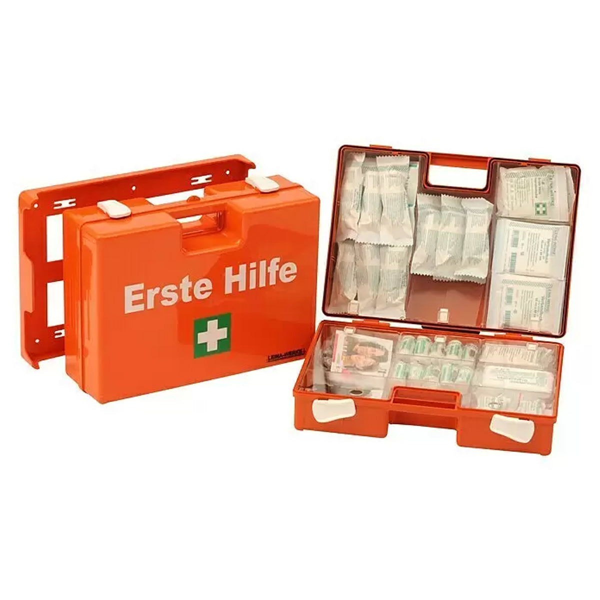 Leina-Werke Erste-Hilfe-Koffer inkl. Wandhalterung DIN 13169 orange
