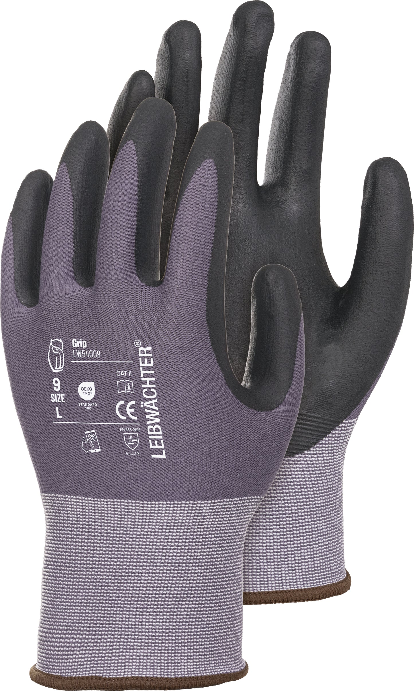Grip, Nylon-Spandex-Handschuh mit Nitril-Beschichtung