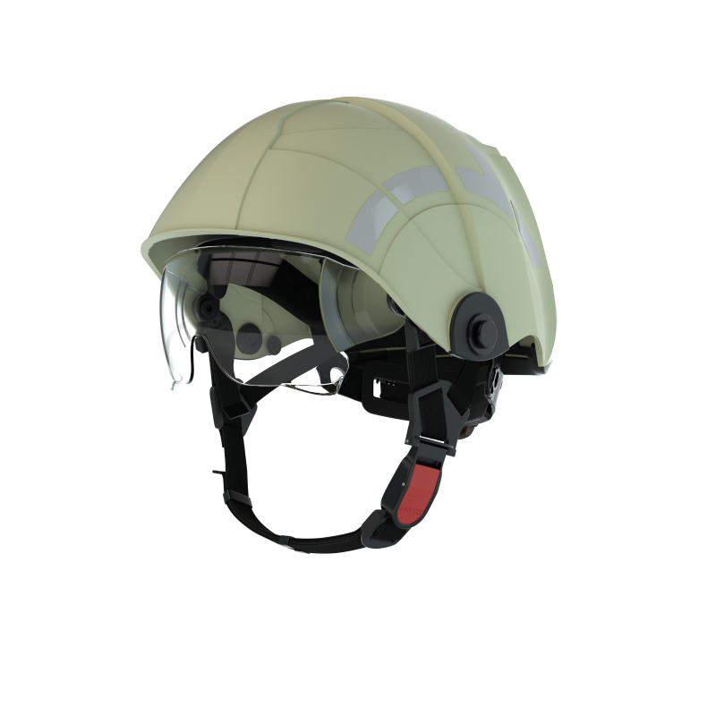 Feuerwehrhelm PAB MP1 Professional, inkl. klarem Visier und klarem Augenschutz
