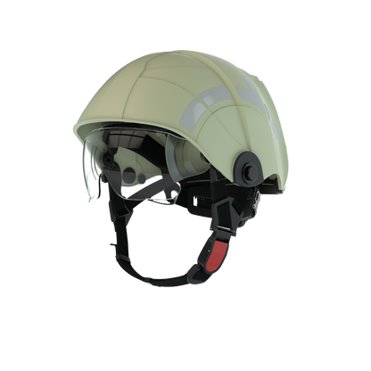 Feuerwehrhelm PAB MP1 Professional, inkl. klarem Visier und klarem Augenschutz