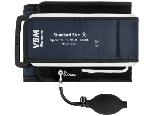 Beckenschlinge mit Handgebläse und Manometer Gr. S/M/L