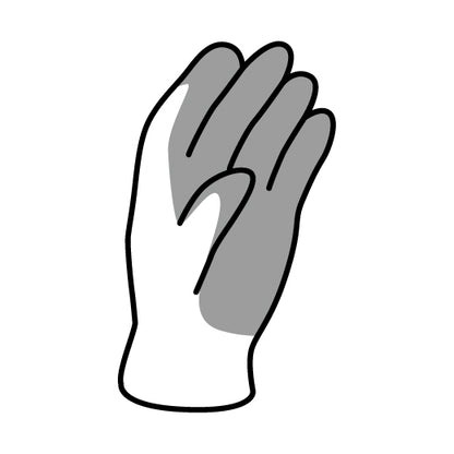 Basalt, Nylon-Elasthan-Handschuh mit Nitril-Beschichtung