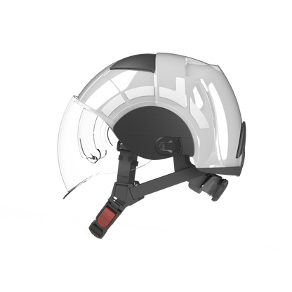 Feuerwehrhelm pab MP1 Professional, weiß inkl. klarem Visier und klarem Augenschutz