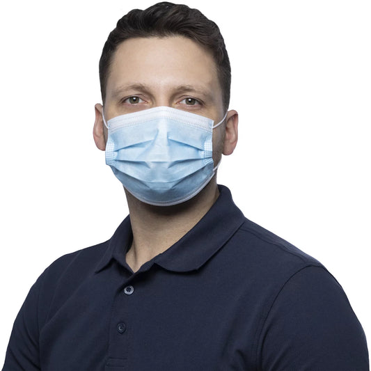 PROTECT, Medizinische Gesichtsmaske, blau