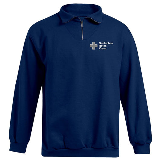 Sweat-Troyer navy mit DRK Kompaktlogo